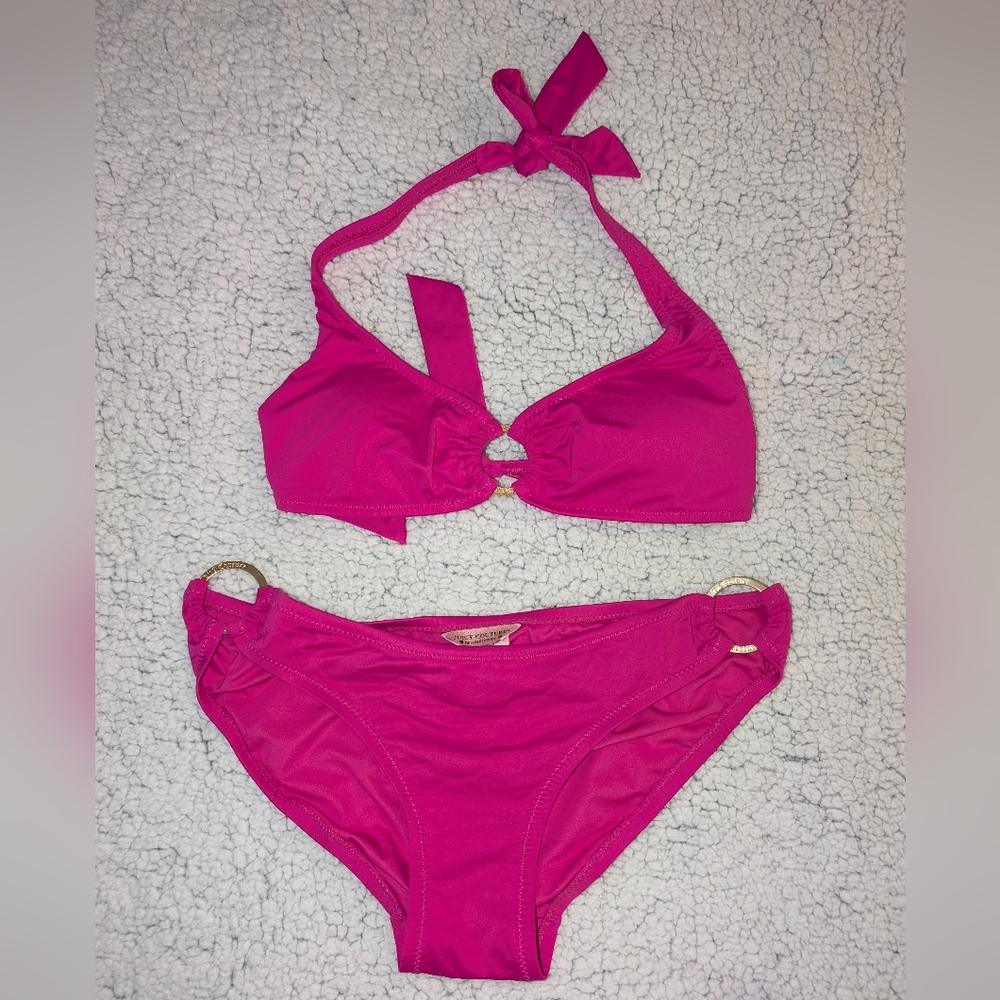 Juicy Couture hot Pink Bikini Set